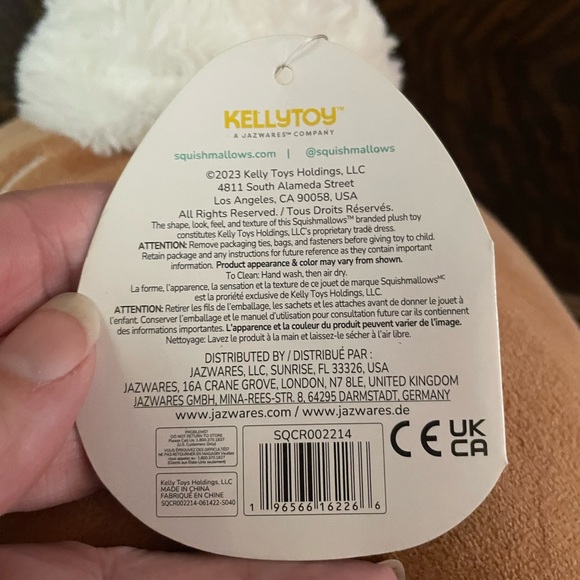 Squishmallows Jordan The Gingerbread With Earmuffs Size 12” 11/29/21 Squishdate - Picture 11 of 15